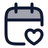 Calendar Love 01 icon preview