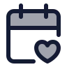 Calendar Love 01 icon preview