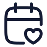 Calendar Love 01 icon preview