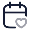 Calendar Love 01 icon preview
