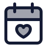 Calendar Love 02 icon preview