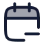 Calendarminus icon with duotone rounded style
