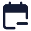 Calendarminus icon with solid standard style