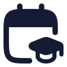 Calendar Mortarboard icon preview