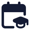 Calendar Mortarboard icon preview