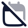 Calendar Off icon preview