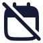 Calendaroff icon with solid rounded style