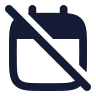 Calendar Off icon preview