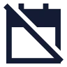 Calendar Off icon preview