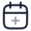 Calendarplus icon with twotone rounded style