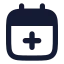 Calendarplus 2 icon with solid rounded style