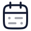 Calendarrange icon with twotone rounded style