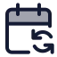Calendarsync icon with duotone standard style