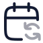 Calendarsync icon with twotone rounded style