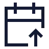 Calendar Upload 01 icon preview