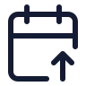 Calendar Upload 01 icon preview