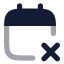 Calendarx icon with bulk rounded style