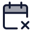 Calendarx icon with duotone standard style