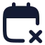 Calendarx icon with solid rounded style