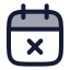 Calendarx icon with duotone rounded style