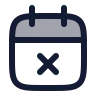 Calendar X icon preview
