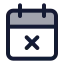 Calendarx icon with duotone standard style