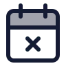 Calendar X icon preview