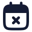 Calendarx icon with solid rounded style
