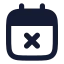 Calendarx icon with solid rounded style