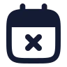 Calendar X icon preview