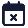 Calendar X icon preview