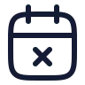 Calendar X icon preview