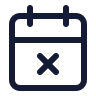 Calendar X icon preview