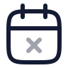 Calendar X icon preview