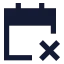 Calendarx 2 icon with solid sharp style