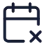 Calendarx 2 icon with stroke standard style