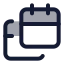 Calendars icon with duotone standard style