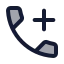 Calladd icon with duotone standard style