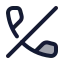 Calldisabled icon with duotone rounded style