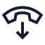 Callend icon with stroke sharp style