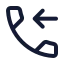 Callincoming icon with stroke standard style