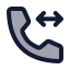 Callinternal icon with duotone standard style