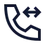 Callinternal icon with stroke sharp style