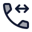Callinternal icon with duotone standard style