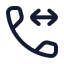 Callinternal icon with stroke rounded style