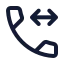 Callinternal icon with stroke standard style