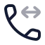 Callinternal icon with twotone rounded style