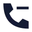 Callminus icon with solid sharp style