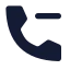 Callminus icon with solid standard style