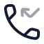 Callmissed icon with twotone rounded style